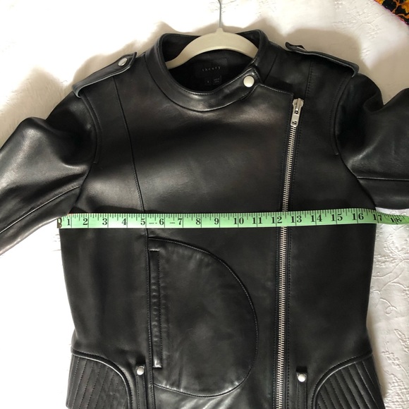 Theory Katiana Black Moto Jacket size 4 - Picture 6 of 8
